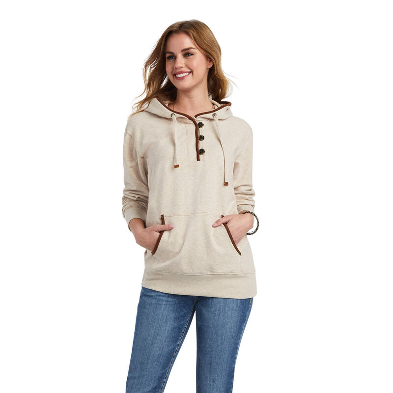 Ariat Hoodie Damen - Real Elevated Khaki ( ABUNH-1076 )